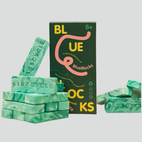 BlueBlocks (Travel Size): Παιχνίδι στοίβαξης από ανακυκλωμένα δίχτυα ψαρέματος